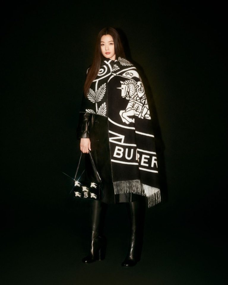 Jun Ji-hyun Wears Festive Style for Burberry Campaign