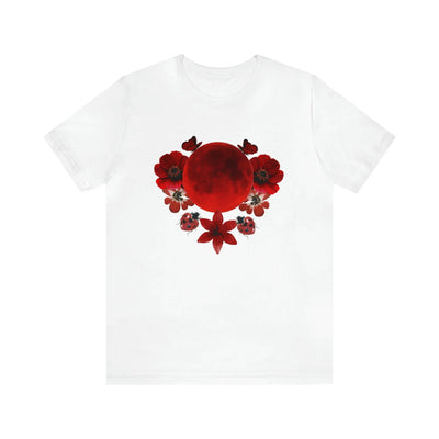 Red Moon fitted t-shirt