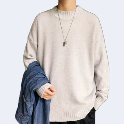 Grey Men's cotton sweater