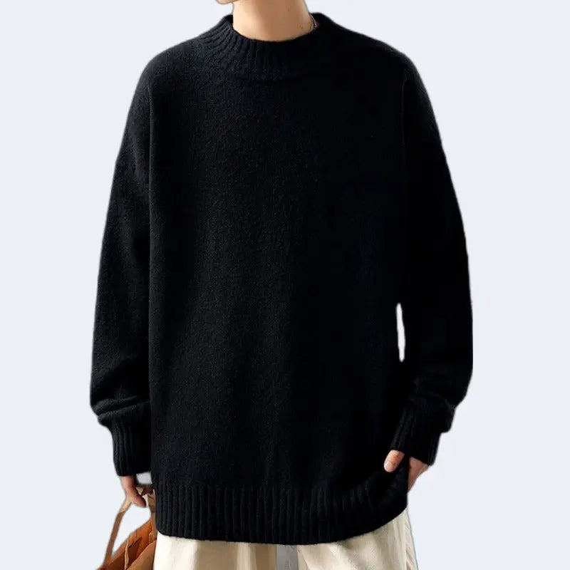 Black color  Men's cotton sweater