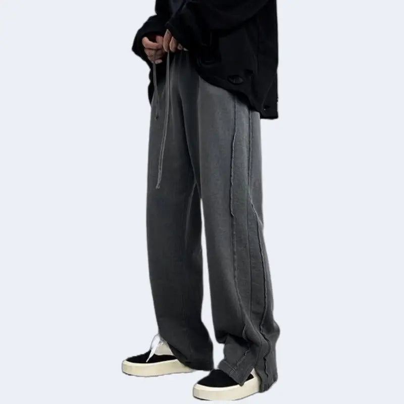 cotton grey pants  texture
