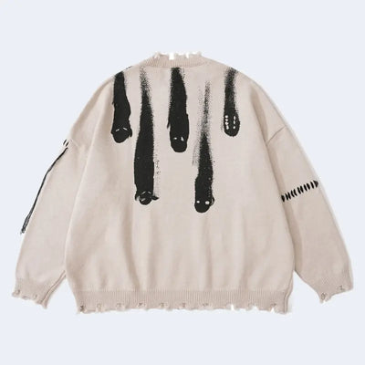 Ripped Ghost Knitted Sweaters