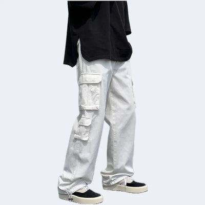 Casual white Cargo Pants