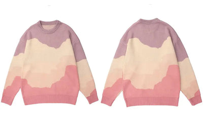Gradient Knitted Sweaters