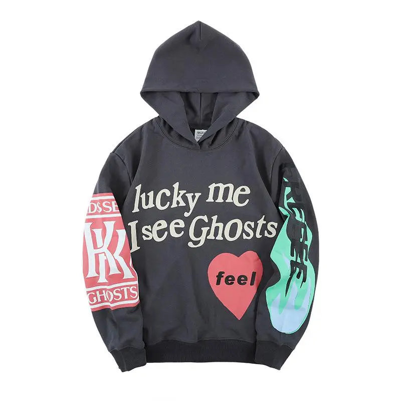 Lucky me i see ghosts Hoodie