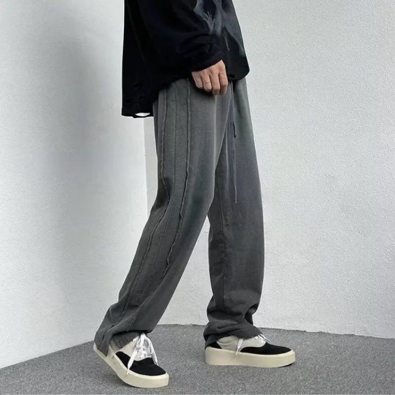 grey cotton pants  texture